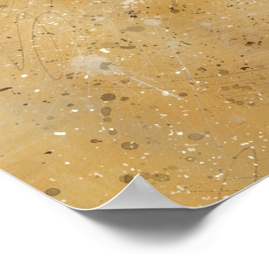 Malli Lion Fotografie Moderne Waterverf Poster (Hoek)