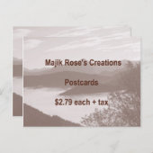 Mallik Roos Creations Sign 4 Briefkaarten (Voorkant / Achterkant)