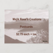 Mallik Roos Creations Sign 4 Briefkaarten (Achterkant)