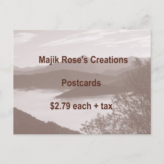 Mallik Roos Creations Sign 4 Briefkaarten (Voorkant)