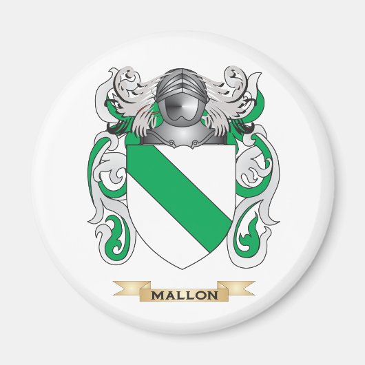 Mallon Wapen (Family Crest) Magneet (Voorkant)