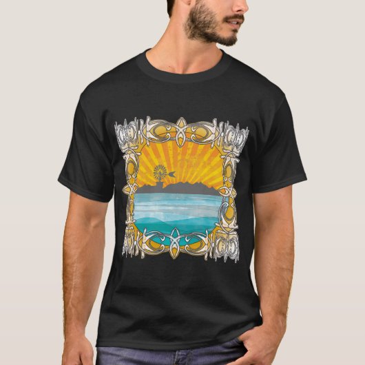 Mallorca Balearen Hippie T-shirt (Voorkant)