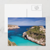 Mallorca - briefkaart van het strand van Cala des  (Voorkant / Achterkant)