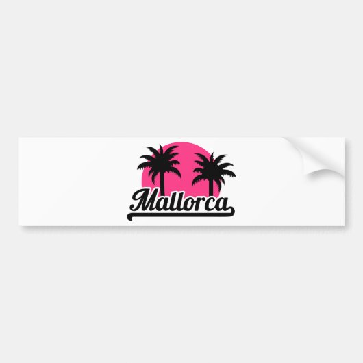 Mallorca Bumpersticker (Voorkant)