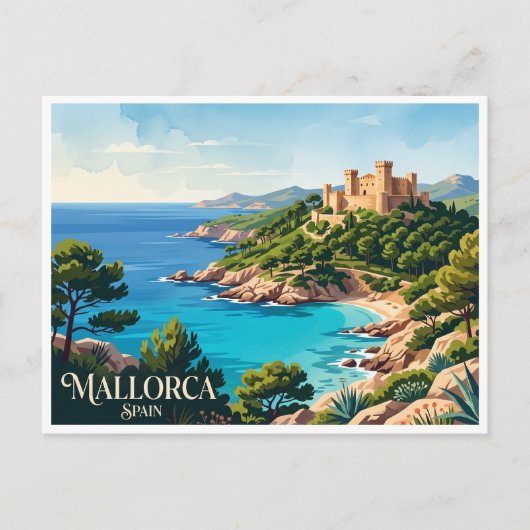 Mallorca Capdepera Spanje Briefkaart (Voorkant)