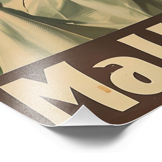 Mallorca Coast, 1950 elegantie Foto Afdruk (Hoek)