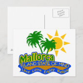 Mallorca deelstaat Mind briefkaart (Voorkant / Achterkant)