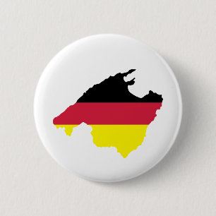 Mallorca Duitsland Ronde Button 5,7 Cm