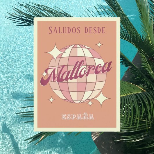 Mallorca España retro  Briefkaart