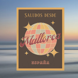 Mallorca España Spanje Retro  Partij Briefkaart