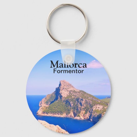 Mallorca Formentor Travel Souvenir Sleutelhanger (Voorkant)