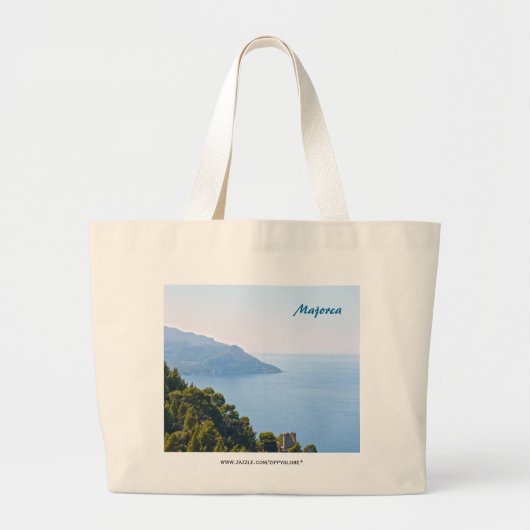 Mallorca Grote Tote Bag (Voorkant)