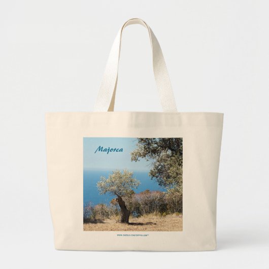 Mallorca Grote Tote Bag (Voorkant)
