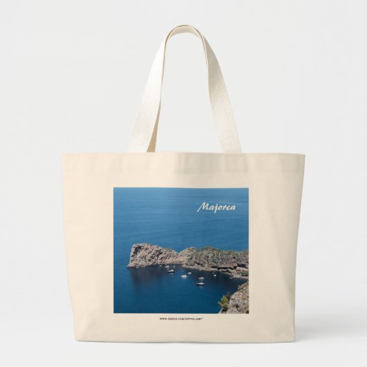 Mallorca Grote Tote Bag (Voorkant)
