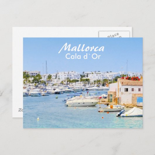 Mallorca Haven van Cala d'Or Briefkaart (Voorkant / Achterkant)
