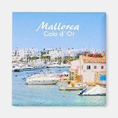 Mallorca Haven van Cala d'Or Souvenir Magneet (Voorkant)