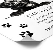 Mallorca Herder Hond Trouwhandtekening Drink Teken Poster (Hoek)