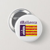 mallorca Italië vlag design Ronde Button 5,7 Cm (Voorkant /achterkant)