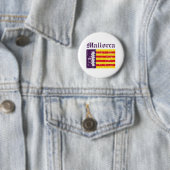 mallorca Italië vlag design Ronde Button 5,7 Cm (In situ)