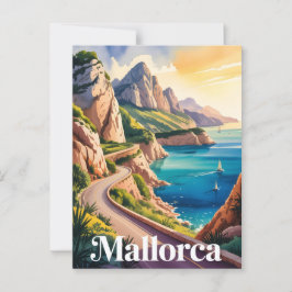Mallorca kunst briefkaart