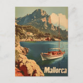 Mallorca Kust Bliss Oude Ansichtkaart Briefkaart (Voorkant)