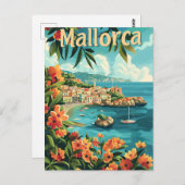 Mallorca kust briefkaart (Voorkant / Achterkant)