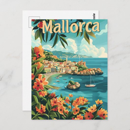 Mallorca kust briefkaart (Voorkant / Achterkant)