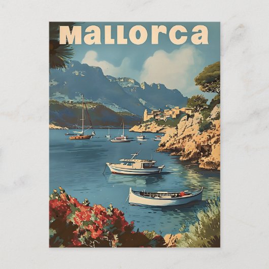 Mallorca kustgelukzaligheid  Briefkaart (Voorkant)