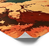 Mallorca kustgelukzaligheid  Briefkaart Poster (Hoek)