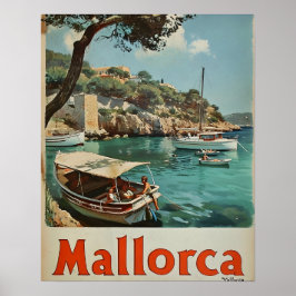 "Mallorca Kustgelukzaligheid  Briefkaart" Poster