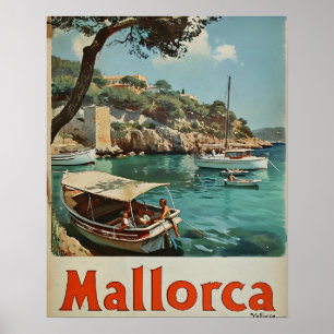 "Mallorca Kustgelukzaligheid  Briefkaart" Poster