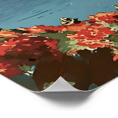 Mallorca kustgelukzaligheid  Briefkaart Poster (Hoek)