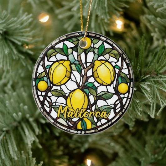 Mallorca Lemon Tree Keramisch Ornament (Boom)