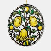 Mallorca Lemon Tree Keramisch Ornament (Links)