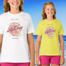 Mallorca Magaluf Spanje roze meisje vakantie T-shirt