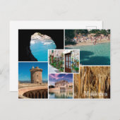 Mallorca - Majorca Briefkaart (Voorkant / Achterkant)