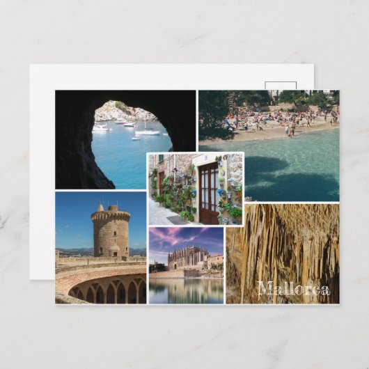 Mallorca - Majorca Briefkaart (Voorkant / Achterkant)