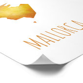 Mallorca Map Poster (Hoek)
