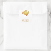 Mallorca Map Vierkante Sticker (Tas)