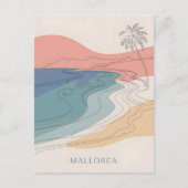 Mallorca  minimalistisch briefkaart (Voorkant)