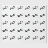 Mallorca mit Palmen Cadeaupapier (Vlak)