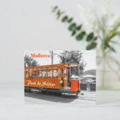 Mallorca Old Tram of Port de Soller Briefkaart (Staand voorkant)