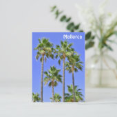 Mallorca Palm Trees Briefkaart (Staand voorkant)