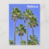 Mallorca Palm Trees Briefkaart (Voorkant)