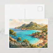 Mallorca Palma Spanje Briefkaart (Voorkant / Achterkant)
