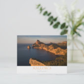 Mallorca - Pet Formentor briefkaart met tekst (Staand voorkant)