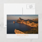 Mallorca - Pet Formentor briefkaart met tekst (Voorkant / Achterkant)