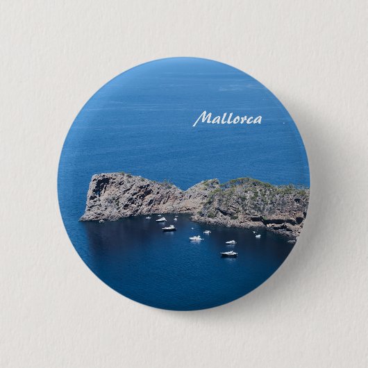 Mallorca Pin Ronde Button 5,7 Cm (Voorkant)