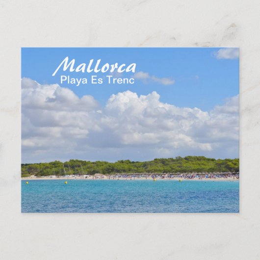 Mallorca, Playa Es Trenc - Briefkaart (Voorkant)