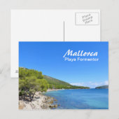 Mallorca, Playa Formentor - Briefkaart (Voorkant / Achterkant)